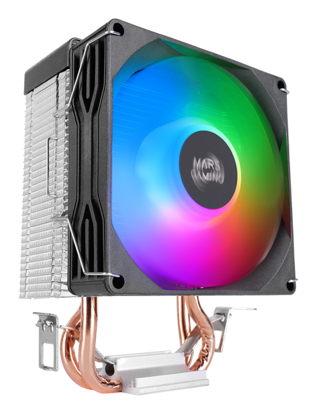 VENTILADOR DISIPADOR CPU MARS GAMING MCPUX2 FRGB 90MM NEGRO
