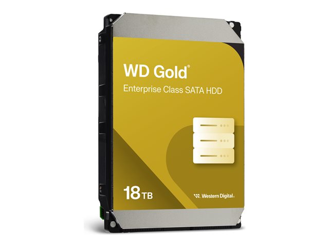 DISCO DURO INTERNO HDD WD WESTERN DIGITAL GOLD 18TB 3.5" SATA 6GB/S 512MB