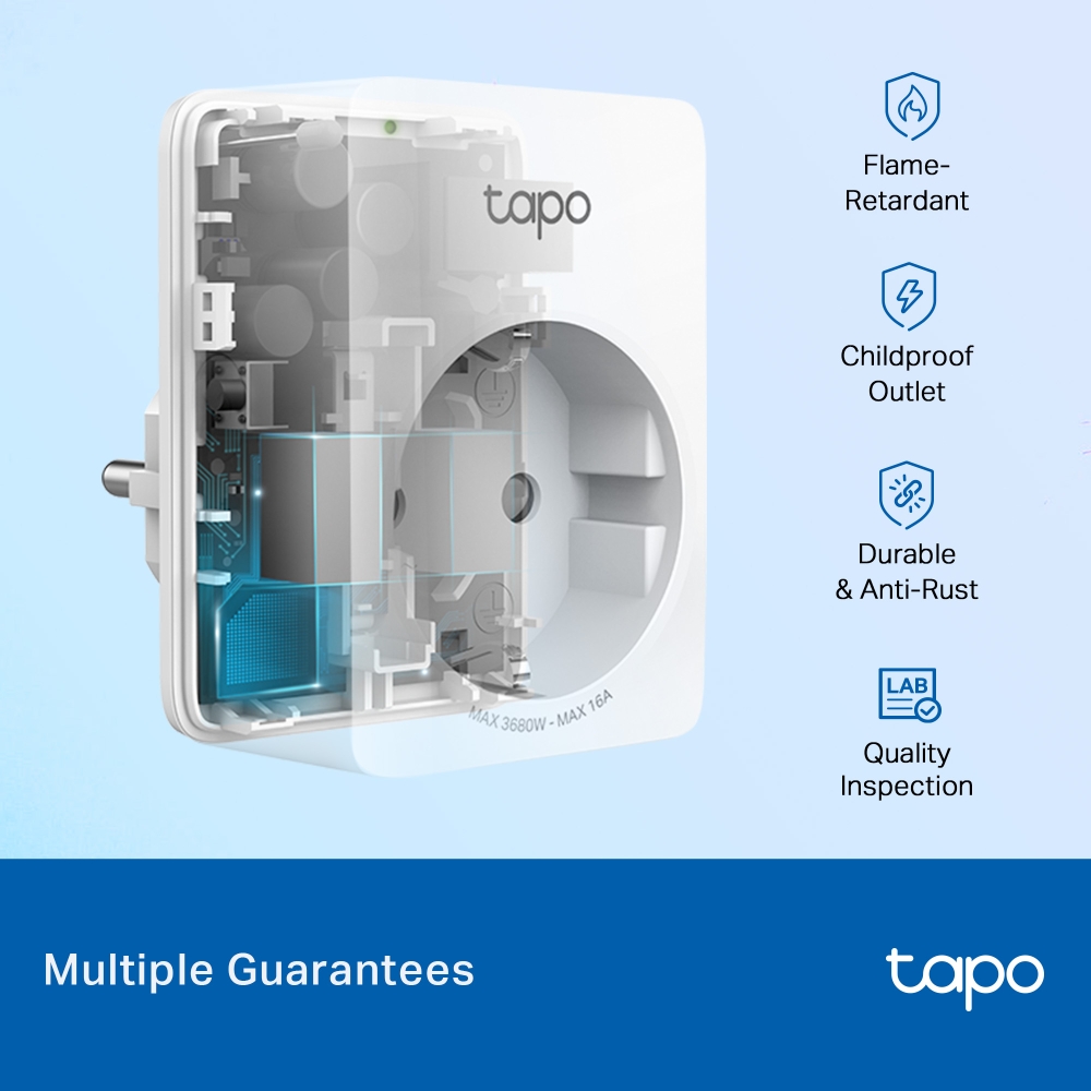 ENCHUFE INTELIGENTE WIFI TP-LINK TAPO P110 PACK 2 UNIDADES