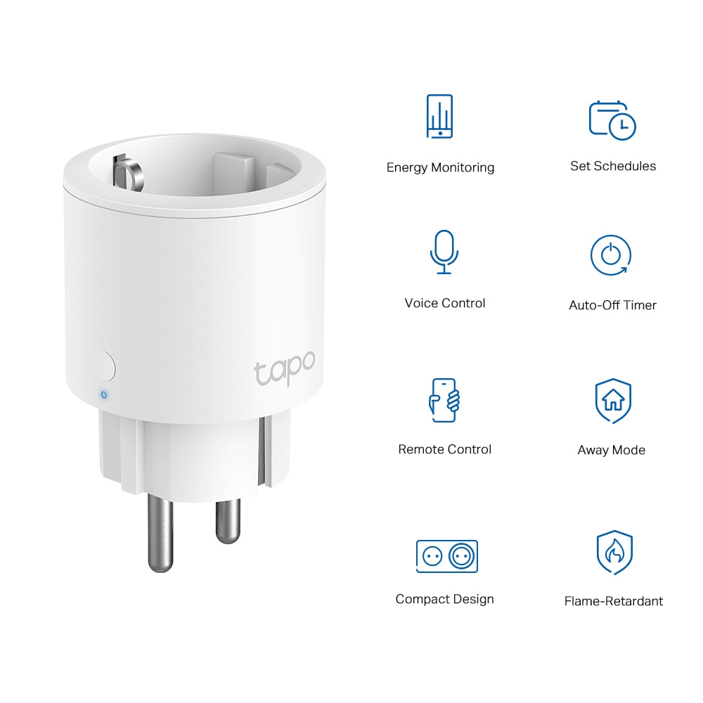 ENCHUFE INTELIGENTE WIFI TP-LINK TAPO P115 PACK 4 UNIDADES