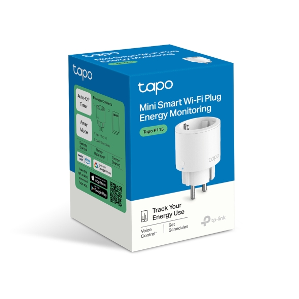 ENCHUFE INTELIGENTE WIFI TP-LINK TAPO P115 PACK 4 UNIDADES