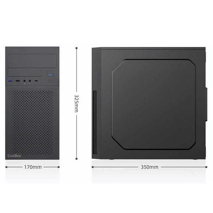 CAJA ORDENADOR COOLBOX M680 MATX NEGRA