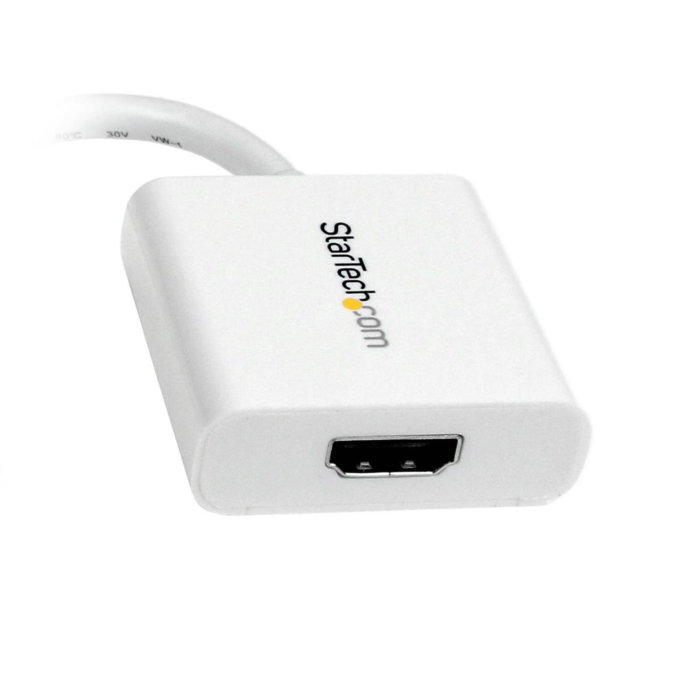 ADAPTADOR MINI DP A HDMI STARTECH MACHO-HEMBRA/ BLANCO
