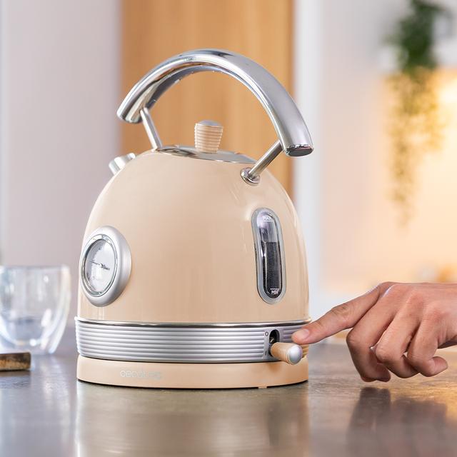 HERVIDORA DE AGUA CECOTEC THERMOSENSE 420 VINTAGE LIGHT BEIGE 2200W 1.8L