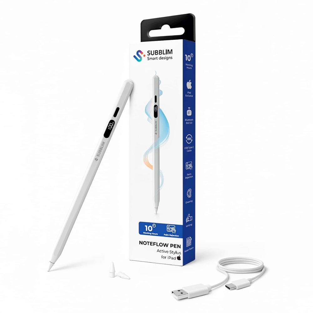 LAPIZ DIGITAL SUBBLIM NOTEFLOW PARA IPAD NEGRO