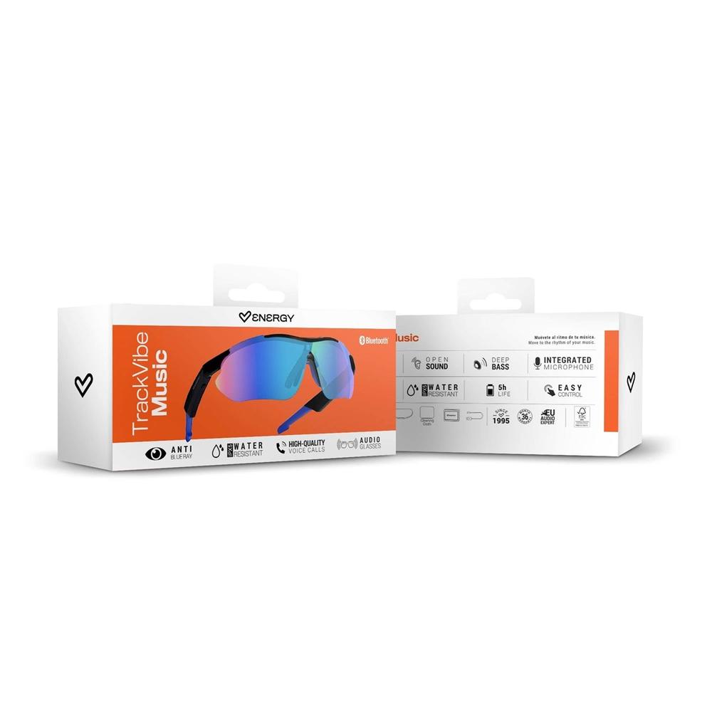 GAFAS ENERGY SISTEM TRACKVIBE SPORT MUSIC BLUETOOTH AZULES