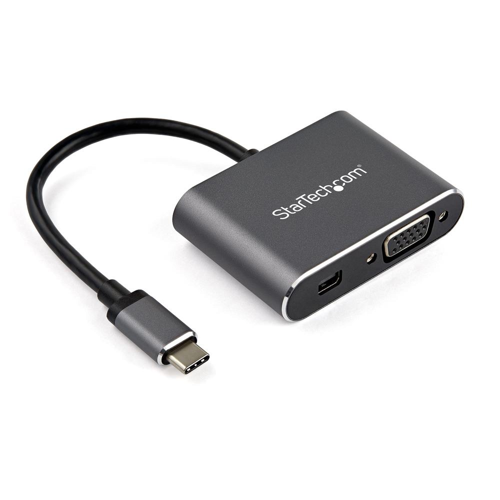 ADAPTADOR USB TIPO C A MINI DP/VGA STARTECH MACHO-HEMBRA