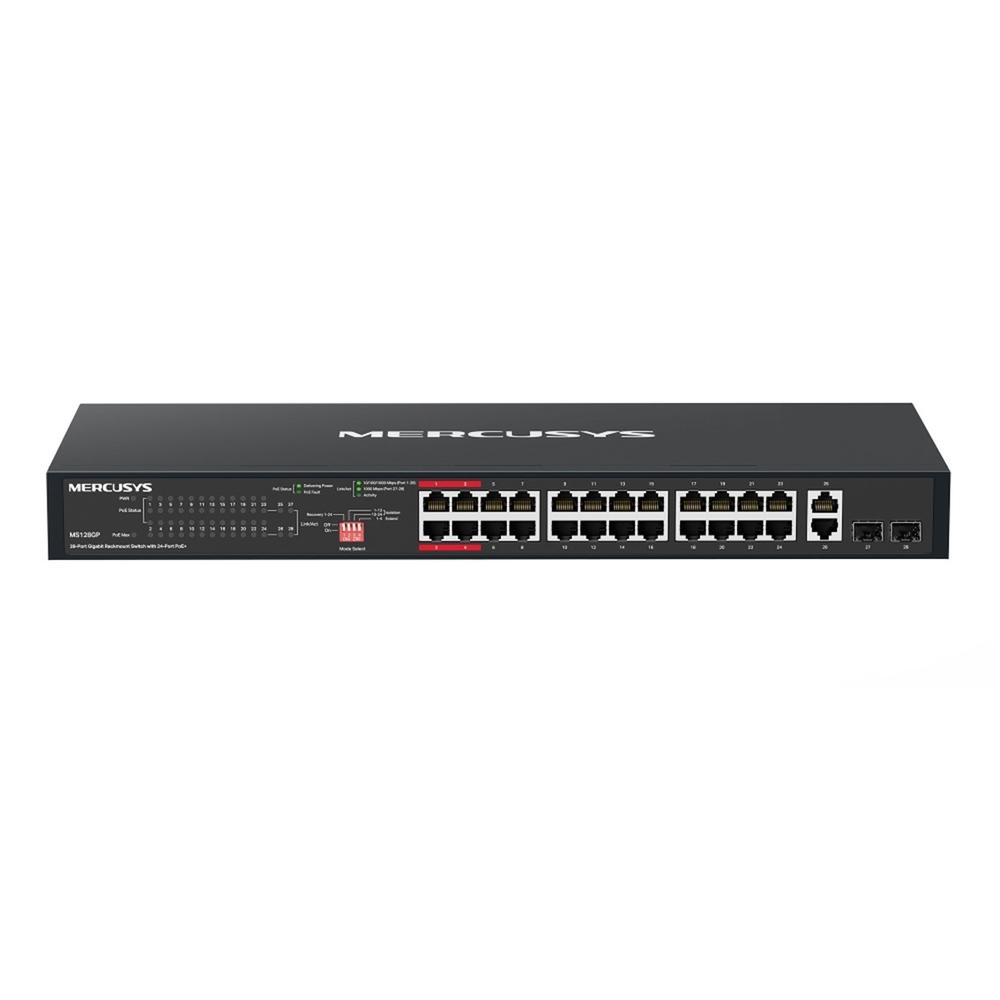 SWITCH MERCUSYS MS128GP 28 PUERTOS