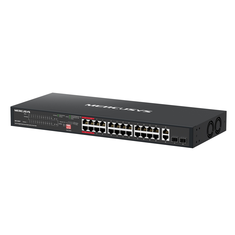 SWITCH MERCUSYS MS128GP 28 PUERTOS