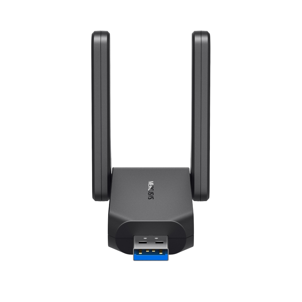 ADAPTADOR WIFI USB TIPO A MERCUSYS MA32H AC1300 2 ANTENAS