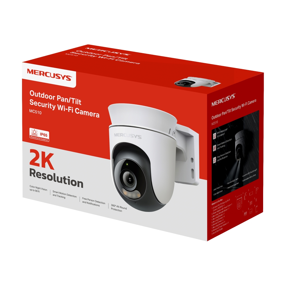 CAMARA IP MERCUSYS MC510 2K QHD 3MPX