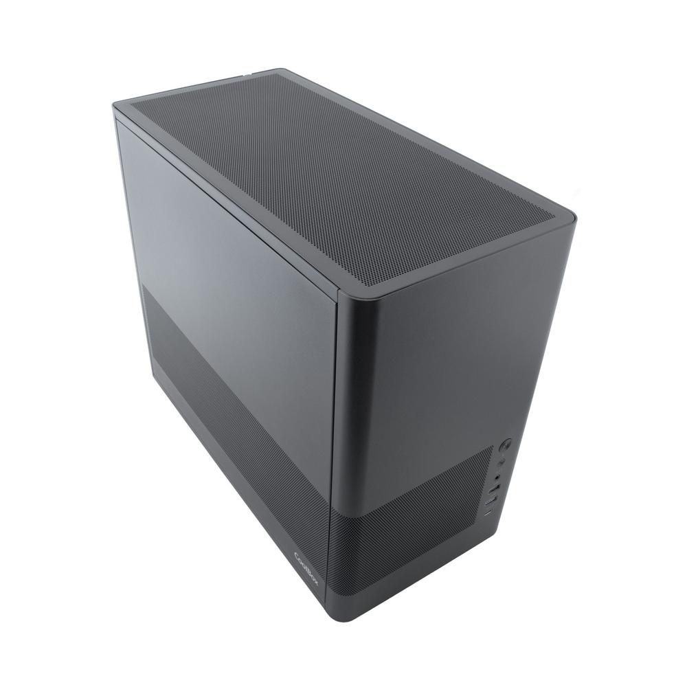 CAJA ORDENADOR COOLBOX MP2 FRONTAL REJILLA MATX NEGRO USB 3.2