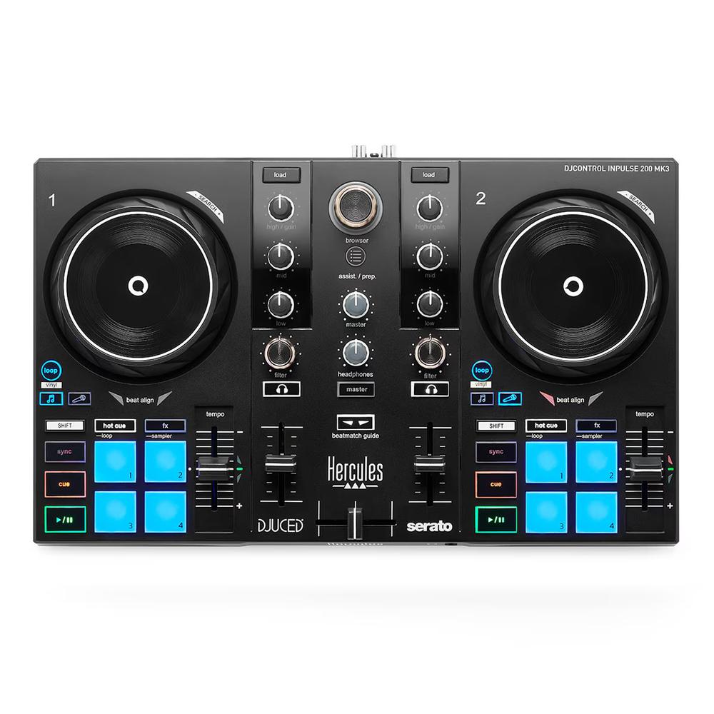 MESA DE MEZCLAS HERCULES DJ CONTROL INPULSE 200 MK3 WW