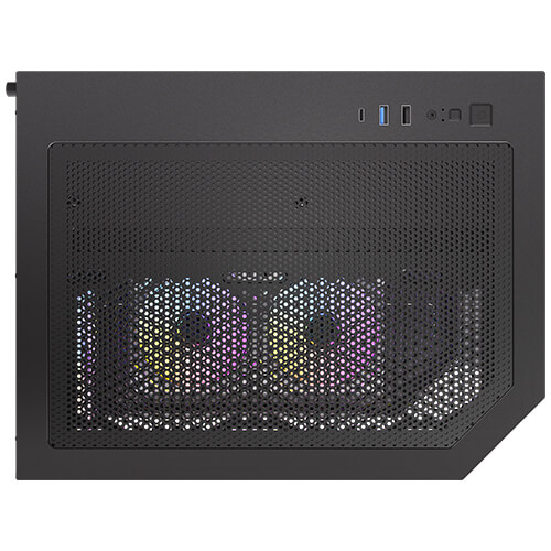 CAJA ORDENADOR GAMING ANTEC CX M2 ARGB MATX CRISTAL TEMPLADO NEGRA