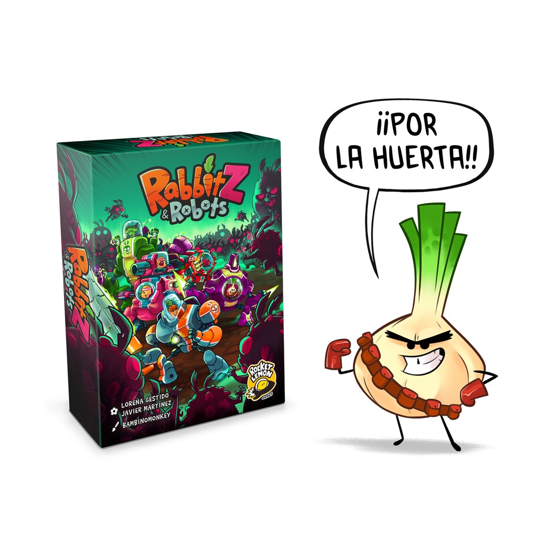 JUEGO DE MESA RABBITZ AND ROBOTS