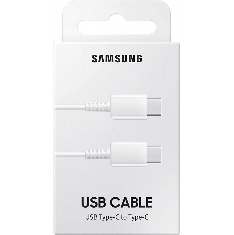 CABLE SAMSUNG EP-DA705BWEGWW USB TIPO C - USB TIPO C BLANCO