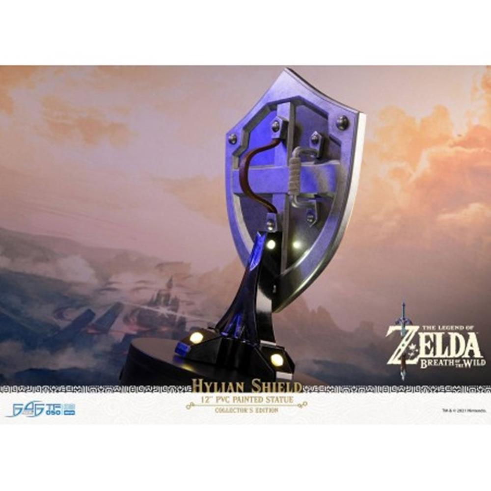 REPLICA FIRST 4 FIGURES COLLECTOR EDITION THE LEGEND OF ZELDA BREATH OF THE WILD ESCUDO HYLIANO