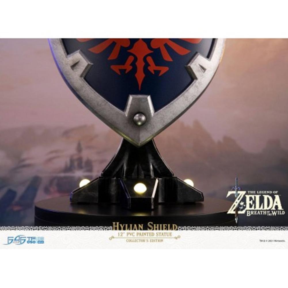 REPLICA FIRST 4 FIGURES COLLECTOR EDITION THE LEGEND OF ZELDA BREATH OF THE WILD ESCUDO HYLIANO