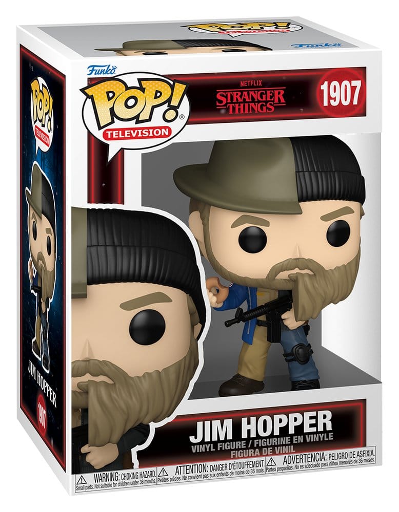 FUNKO POP TV STRANGER THINGS JIM HOPPER SPLIT