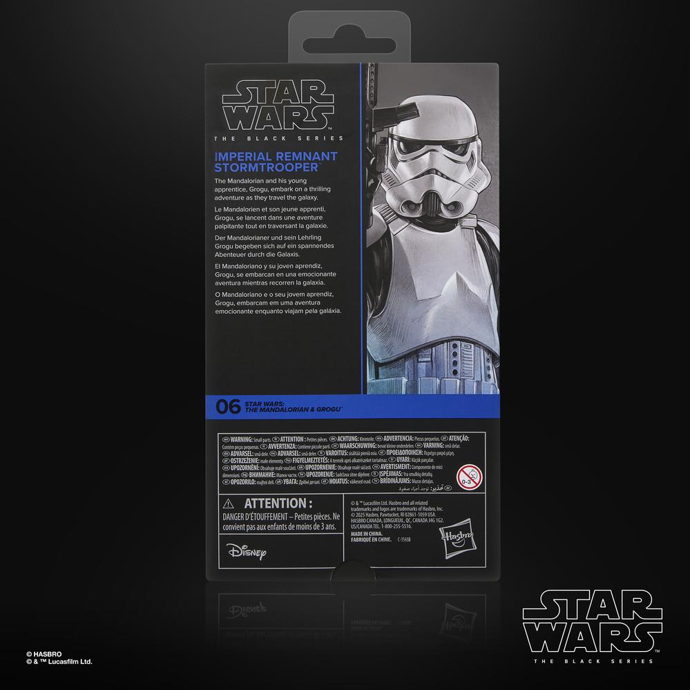 FIGURA HASBRO STAR WARS THE BLACK SERIES THE MANDALORIAN & GROGU IMPERIAL REMNANT STORMTROOPER