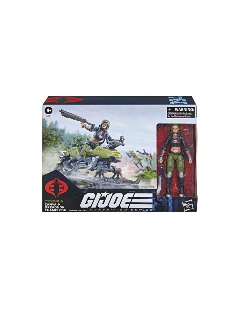 FIGURA HASBRO G.I. JOE CLASSIFIED SERIES COBRA ZANYA & DREADNOK CHAMALEON