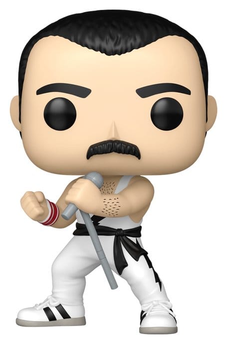 FUNKO POP Rocks: Queen- F. Mercury (White Singlet)