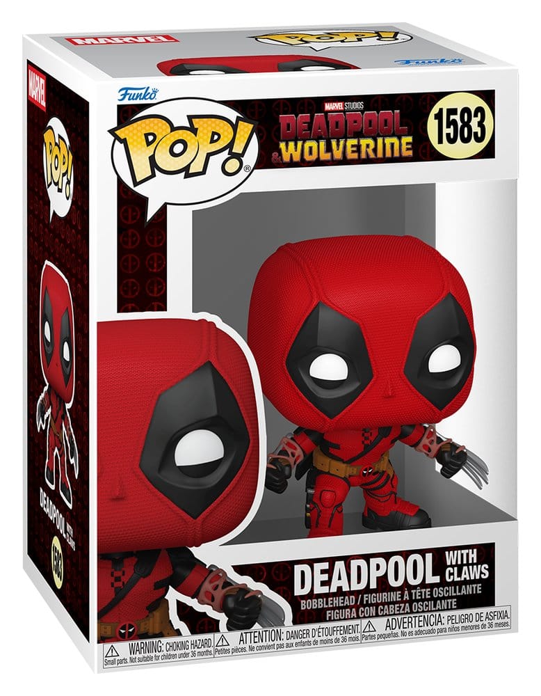 FUNKO POP MARVEL DEADPOOL & WOLVERINE Deadpool w/claws