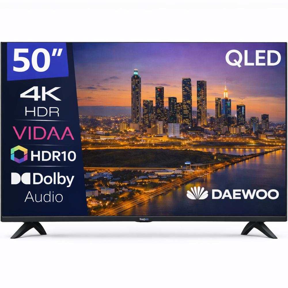 TV DAEWOO 50" QLED 4K UHD / 50VB56QV / SMART TV