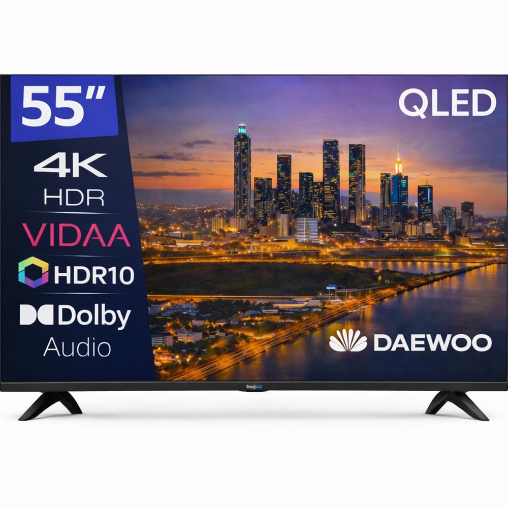 TV DAEWOO 55" QLED 4K UHD / 55VB56QV / SMART TV