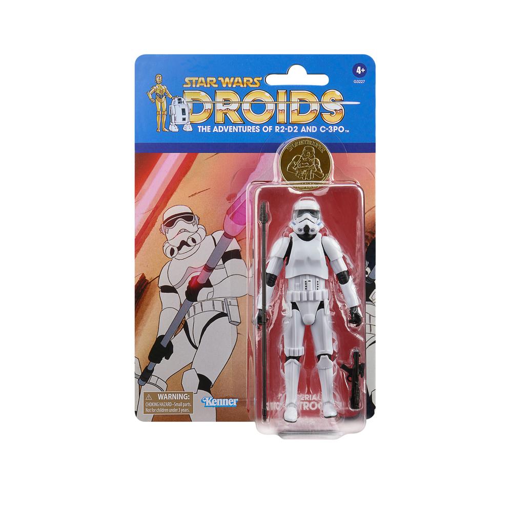 FIGURA HASBRO STAR WARS DROIDS THE ADVENTURES OF R2-D2 AND C-3PO STORMTROOPER