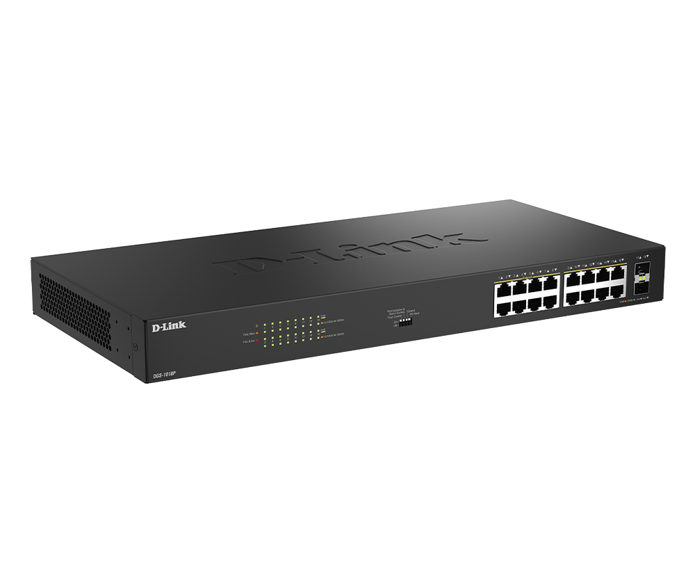 SWITCH D-LINK DGS-1018P/E 18 PUERTOS
