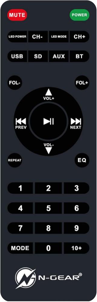 ALTAVOZ TROLEY N-GEAR THE FLASH 1040 NEGRO