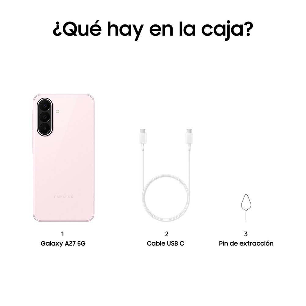 MOVIL SAMSUNG GALAXY A27 5G 6/128GB ROSA