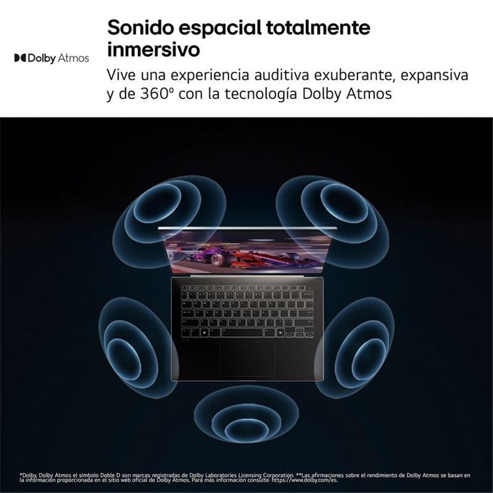 PORTATIL LG GRAM PRO 16ZD90U-G U7-355/ 32GB/ SSD 512GB/ 16"/ FREEDOS