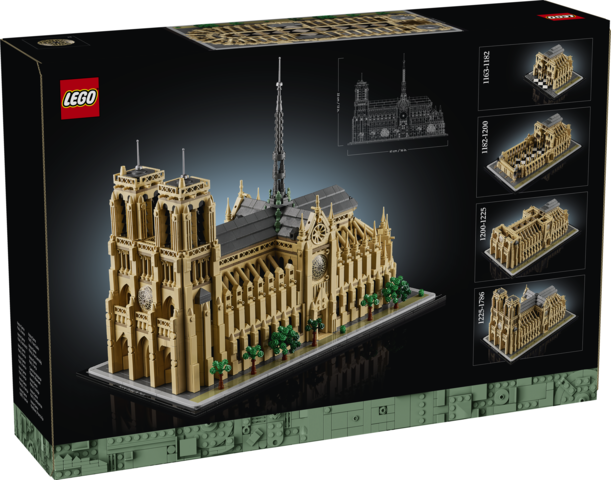 LEGO ARCHITECTURE NOTRE DAME PARIS