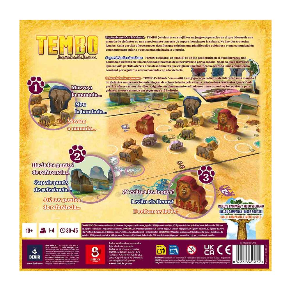 JUEGO DE MESA TEMBO