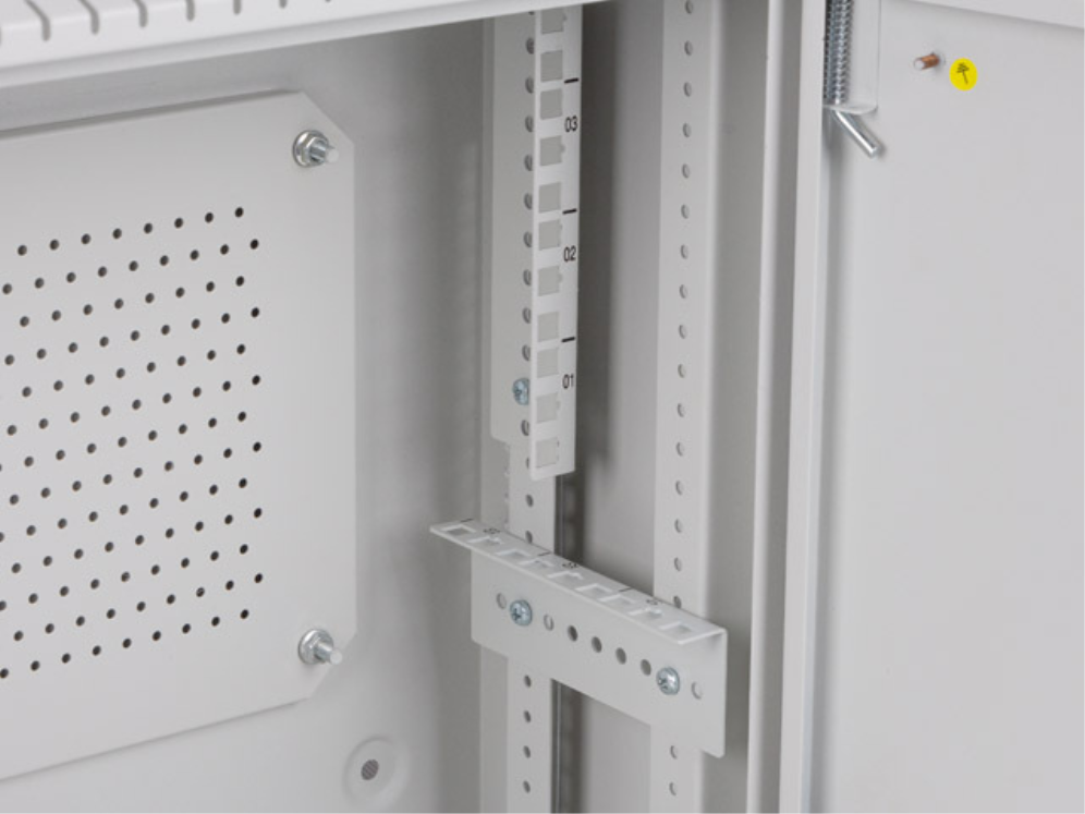 Lanberg WAF1-5203-04-00S armario rack 3U Bastidor de pared Gris