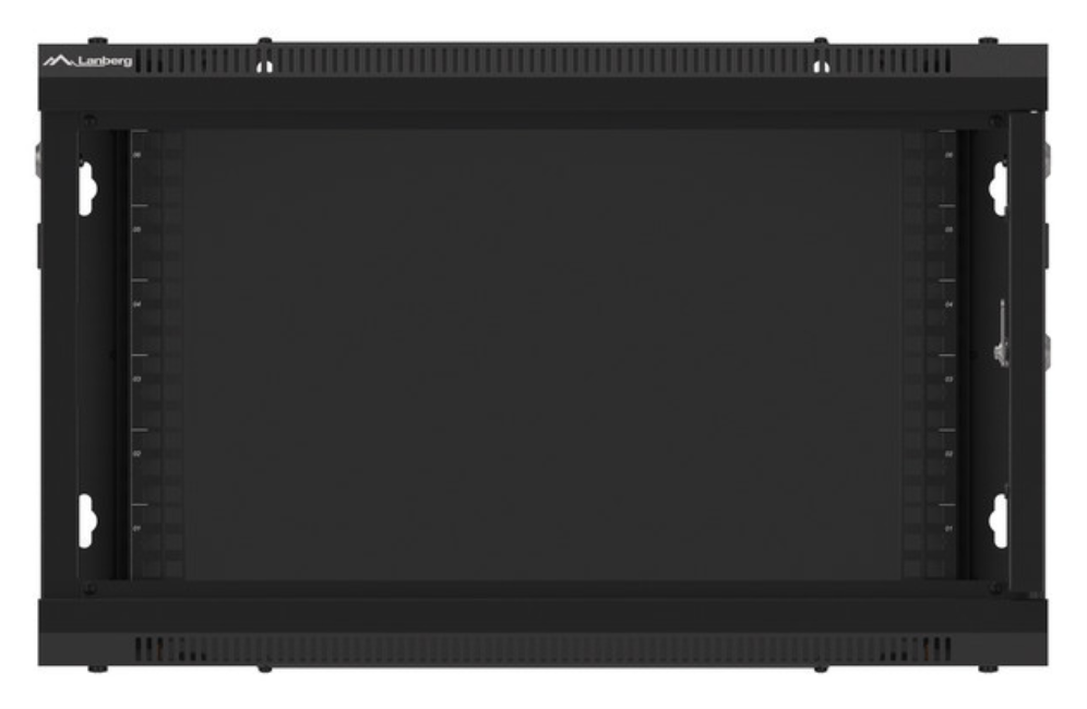 Lanberg WF01-6606-00B armario rack 6U Bastidor de pared Negro