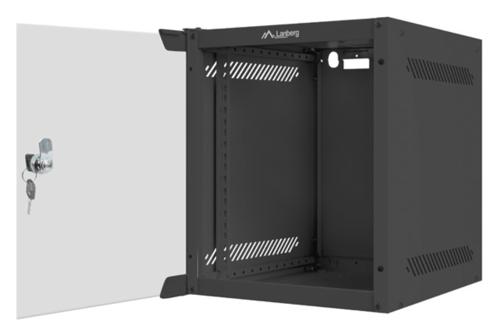 Lanberg WF10-2306-10B armario rack 6U Bastidor de pared Negro