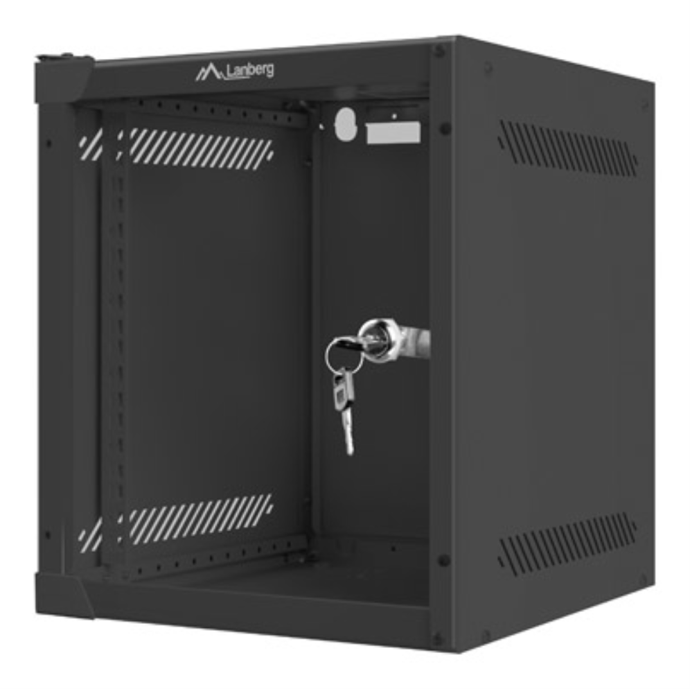 Lanberg WF10-2306-10B armario rack 6U Bastidor de pared Negro