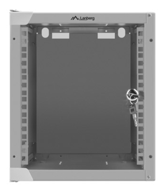 Lanberg WF10-2306-10S armario rack 6U Bastidor de pared Gris