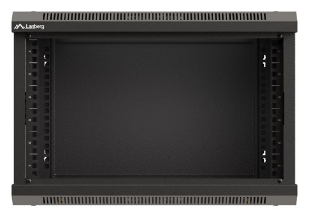 Lanberg WF03-5306-10B armario rack 6U Bastidor de pared Negro