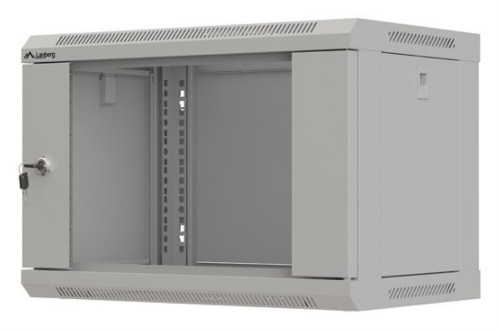 Lanberg WF03-5306-10S armario rack 6U Bastidor de pared Gris
