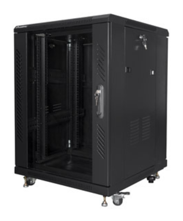 Lanberg FF01-6615-12B armario rack 15U Rack o bastidor independiente Negro