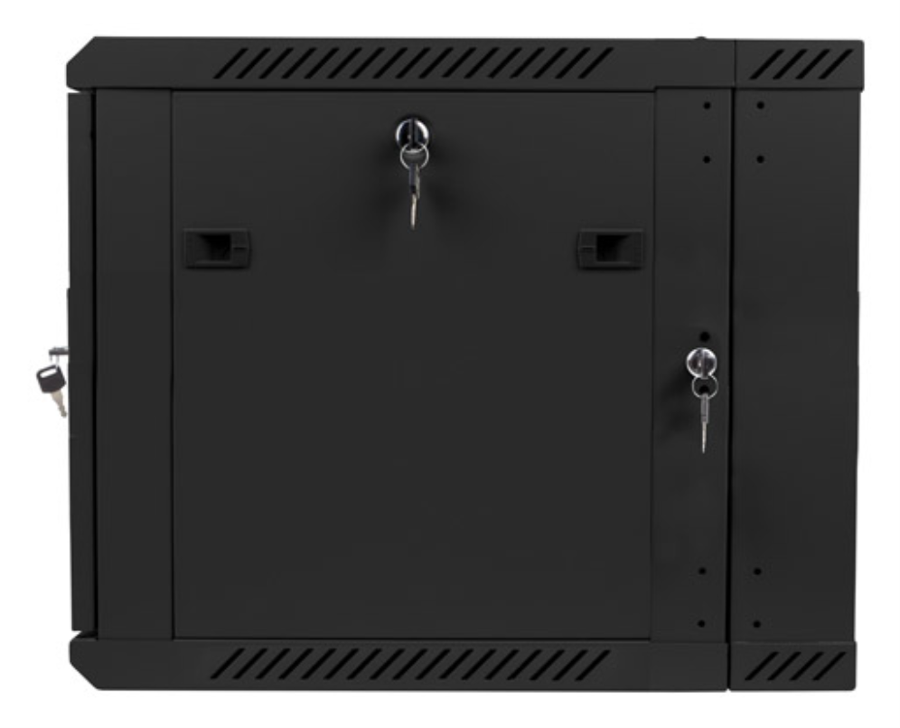 Lanberg WF02-6609-10B armario rack 9U Bastidor de pared Negro