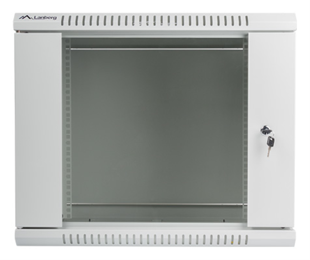 Lanberg WF01-6609-10S armario rack 9U Bastidor de pared Gris