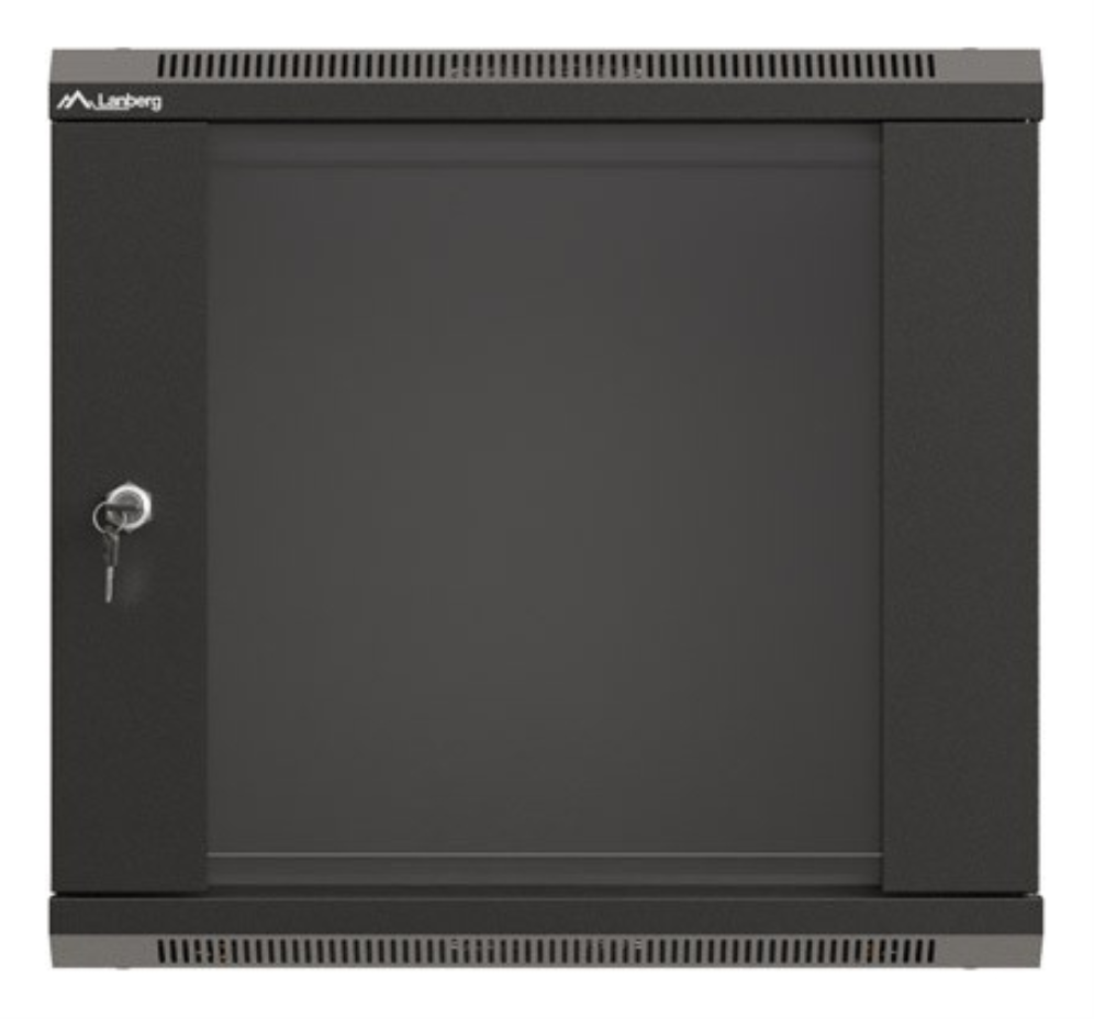 Lanberg WF03-5309-10B armario rack 9U Bastidor de pared Negro