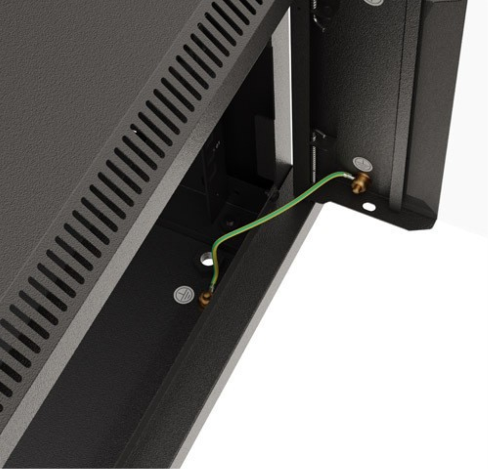 Lanberg WF03-5309-10B armario rack 9U Bastidor de pared Negro