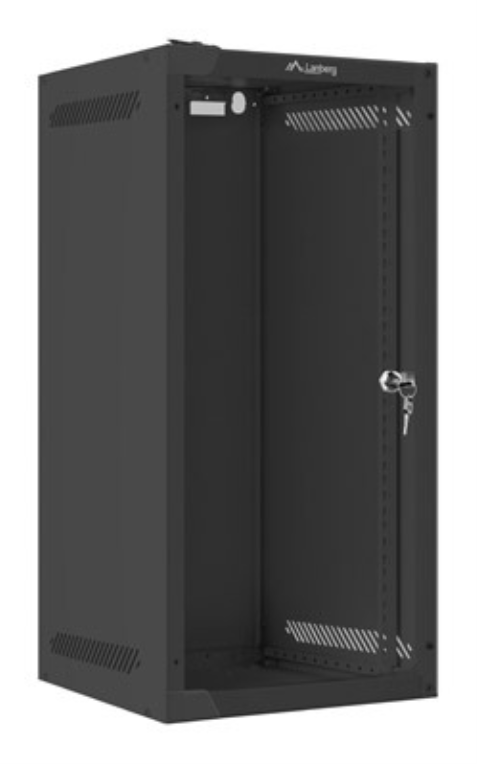 Lanberg WF10-2312-10B armario rack 12U Bastidor de pared Negro