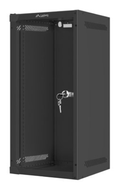 Lanberg WF10-2312-10B armario rack 12U Bastidor de pared Negro
